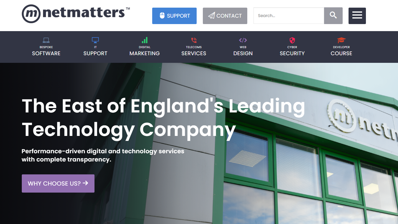 Netmatters Homepage